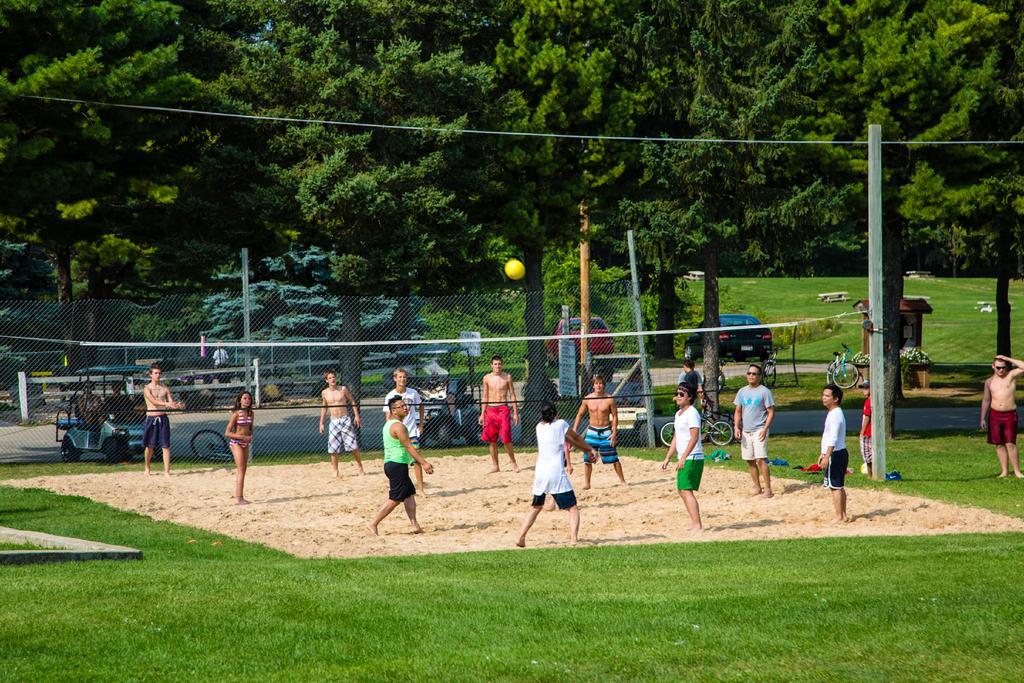 Plymouth Rock Camping Resort Basic Cabin Elkhart Lake Luaran gambar